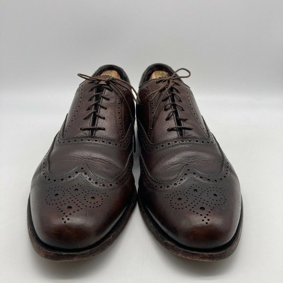 Florsheim Mens Wingtip Oxford Brogue Lace Up Shoes main image 3